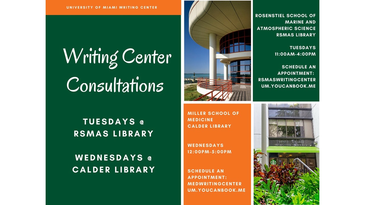 Writing Center services now available in all three campuses